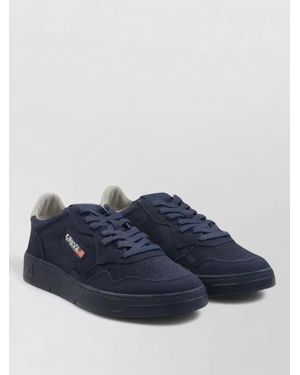 Autry Low Top Lace Up Medalist Sneakers - Blue