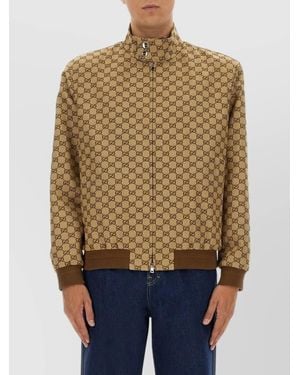 Gucci Gg Fabric Jacket - Natural