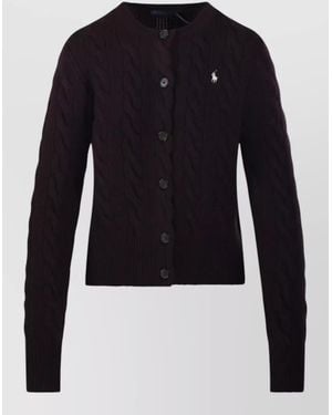 Ralph Lauren Cashmere Blend Fitted Jacket - Blue