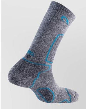 Lurbel Logan Breathable Panels Reinforced Heel Socks - Blue