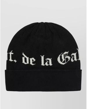 GALLERY DEPT. Wool Logo-Intarsia Beanie - Black