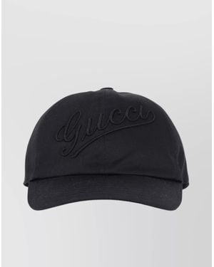 Gucci Hat Curved Brim For Casual Look - Blue
