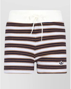 adidas Straight Shorts Side Stripes Striped Pattern - Multicolour