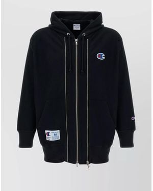 Undercover Cotton Zip-Up Hoodie - Blue