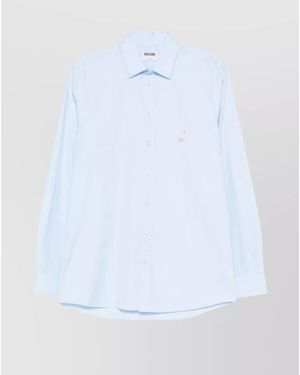 Moschino Cotton Long-Sleeve Shirt - White