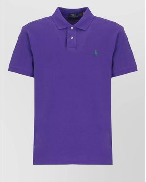 Ralph Lauren Short-Sleeve Polo Shirt - Purple