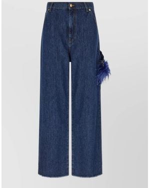 DARKPARK Lisa High Waist Wide Leg Jeans - Blue