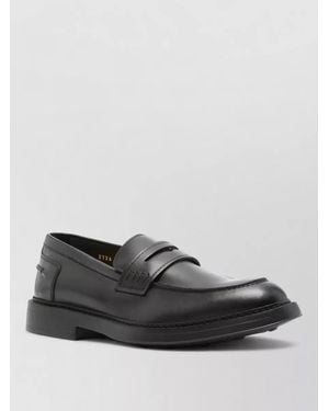 Doucal's Leather Loafers - Gray