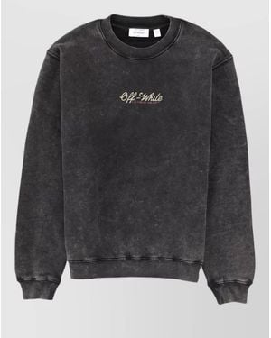 Off-White c/o Virgil Abloh Printed Regular-Fit Sweatshirt - Black