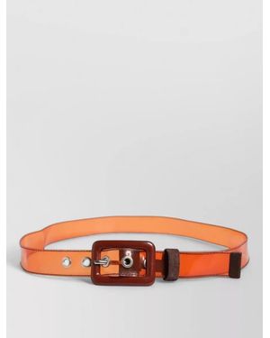 Miu Miu Pvc Waist Belt - Orange