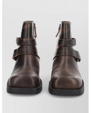 Ash Leather Ankle Boots - Multicolour