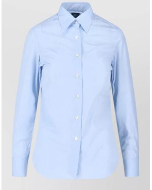 Finamore 1925 Cotton Shirt - Blue