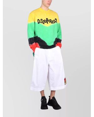 DSquared² Cotton Regular-Fit Sweatshirt - Green