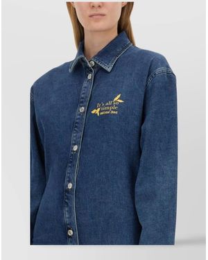 Moschino Denim Mini Dress - Blue