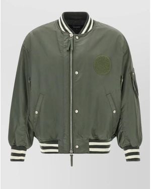 Comme des Garçons Oversized Patch Bomber Jacket - Green