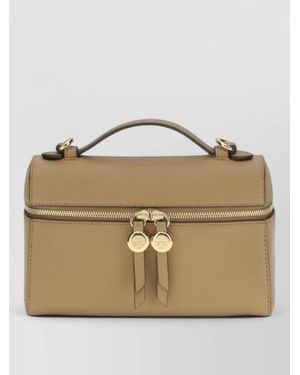 Tory Burch Mini Calf Leather Shoulder Bag - Metallic