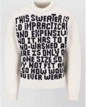 ERL Alpaca Crewneck Jumper - Black