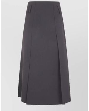 DR. HOPE High-Waisted Skirt - Grey