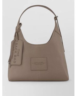 Marc Jacobs The Belted Sack Leather Tote Bag - Gray