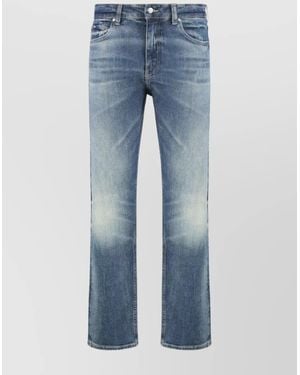 BOSS Regular Fit Slightly Flared Denim Pants - Blue