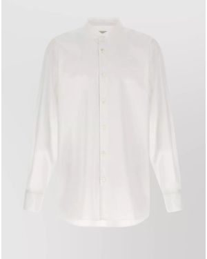 Dries Van Noten Cotton Croomd Shirt - White