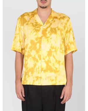 Dries Van Noten Floral-Print Shirt - Yellow