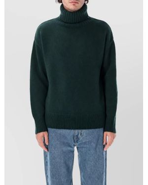 Extreme Cashmere Cashmere Oversized Turtleneck Jumper - Green