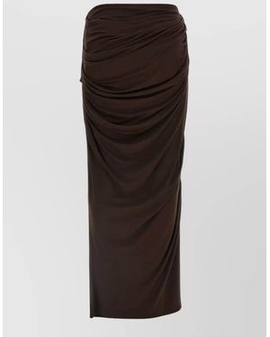 Entire studios Draped Skirt - Brown