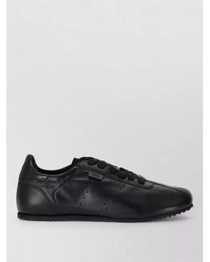 Ami Paris Leather Low-Top Trainers - Black