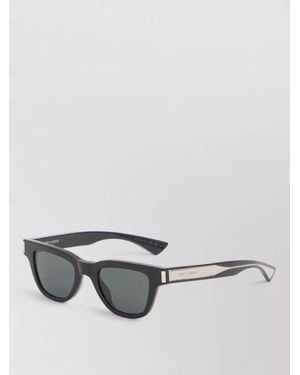Saint Laurent Sl 789 Wellington Square Frame Sunglasses - Gray
