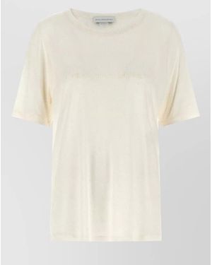 Stella McCartney Beaded T-Shirt - Natural