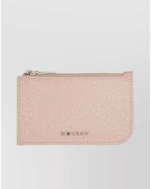 McQueen Leather Cardholder - Pink