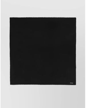Blugirl Blumarine Scarf Featuring Fringed Edges - Black