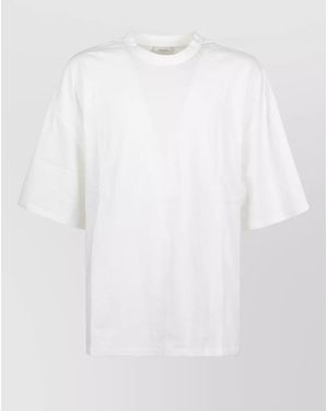 Entire studios Short Sleeve Crew Neck Basic T-Shirt - White