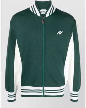 Autry Bicolour Bomber Jacket - Green