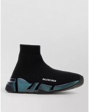 Balenciaga Stretch Fabric Speed 2.0 Sneakers - Black