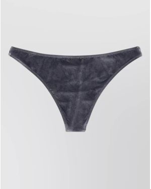 Paloma Wool Tully Triangle Halter Low Rise Bikini - Blue