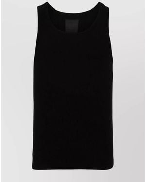 Givenchy Short Sleeves Cotton Blend T-Shirts & Vests - Black