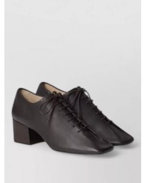 Lemaire Leather Derby Shoes - Black