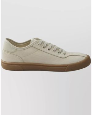 The Row Canvas Sneakers - Natural