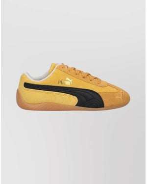 PUMA Suede Sneakers With Rubber Sole And Contrast Panel - Multicolor
