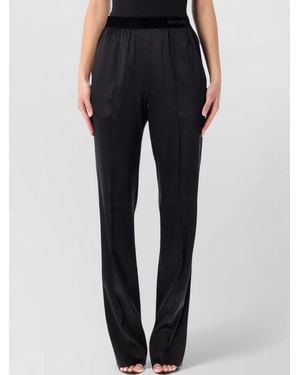 Tom Ford Silk Satin Relaxed Pajama Pants - Black