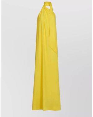 Taller Marmo One-Shoulder Maxi Dress - Yellow