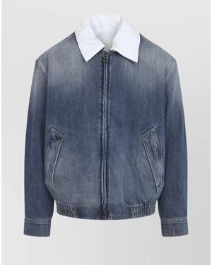 Loewe Zip-Up Jacket - Blue