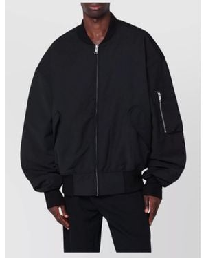 Entire studios Wool Blend Bomber Jacket - Blue