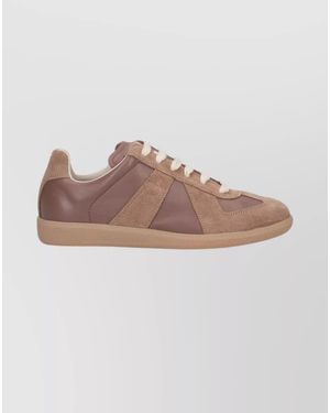 Maison Margiela Leather Low-Top Trainers - Multicolour