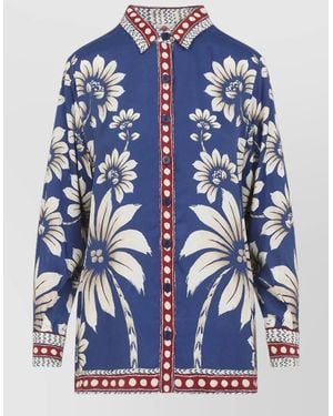 FARM Rio Luna Pyjama Shirt - Blue