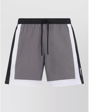 BOSS Nylon Track Shorts - Grey