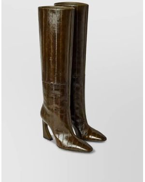 Fendi Hagfish Skin Boots - Multicolor