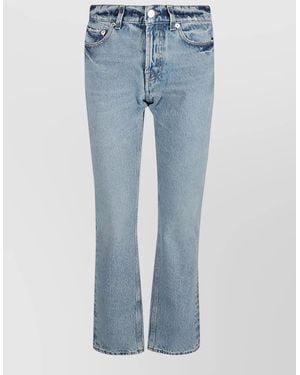 ARMARIUM Slim Fit Low Rise Straight Leg Jeans - Blue